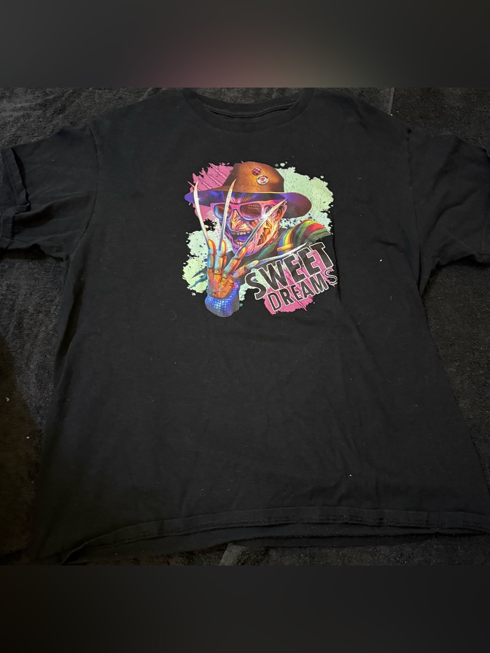 Sweet Dreams Graphic Black Men’s T‑Shirt